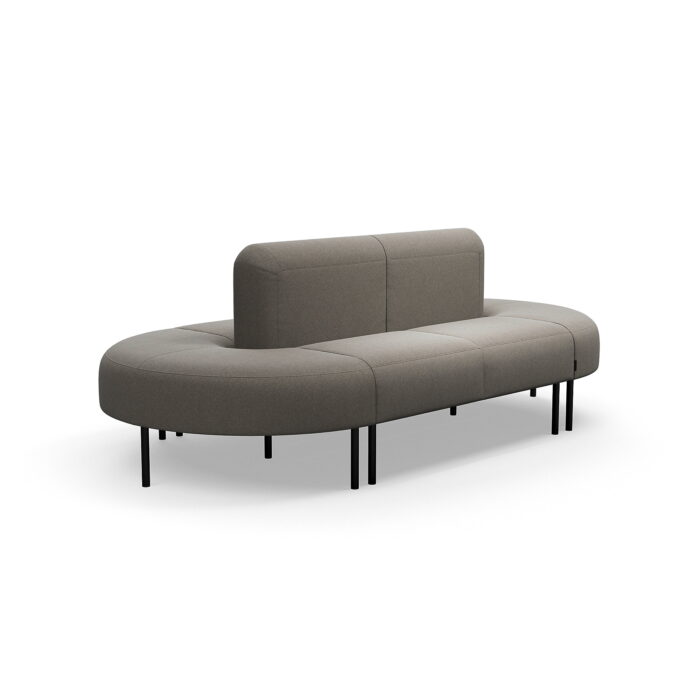 Sofa VARIETY, zamknięta, tkanina Pod CS, taupe