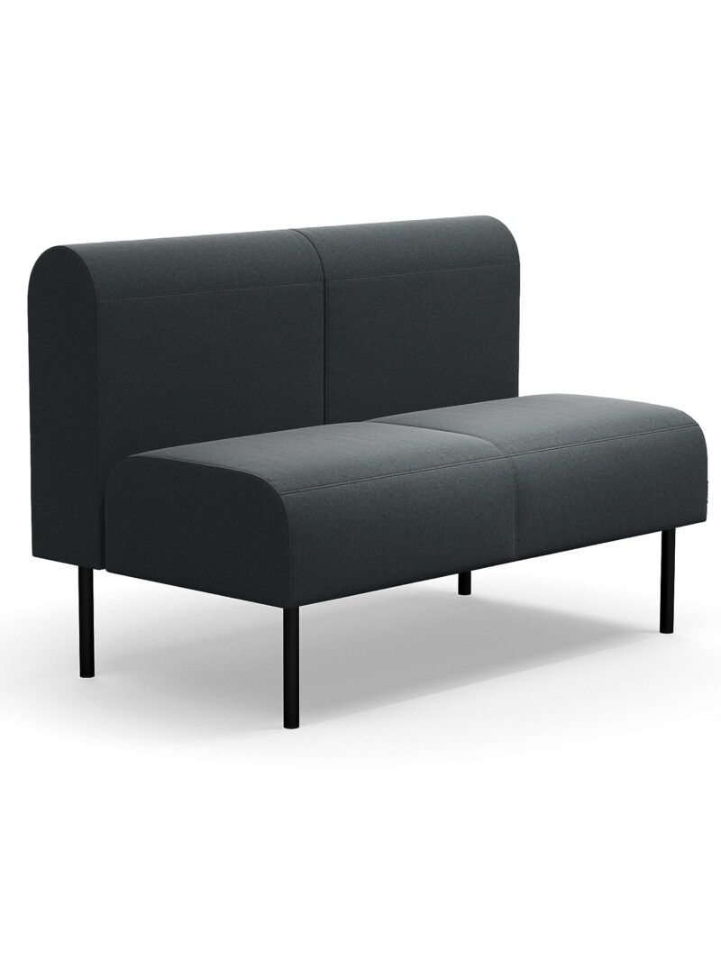 Sofa modułowa VARIETY, 2-osobowa, tkanina Pod CS, antracyt