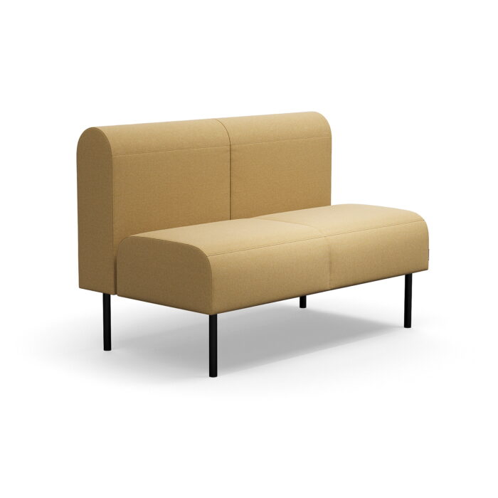 Sofa modułowa VARIETY, 2-osobowa, tkanina Pod CS, żółty