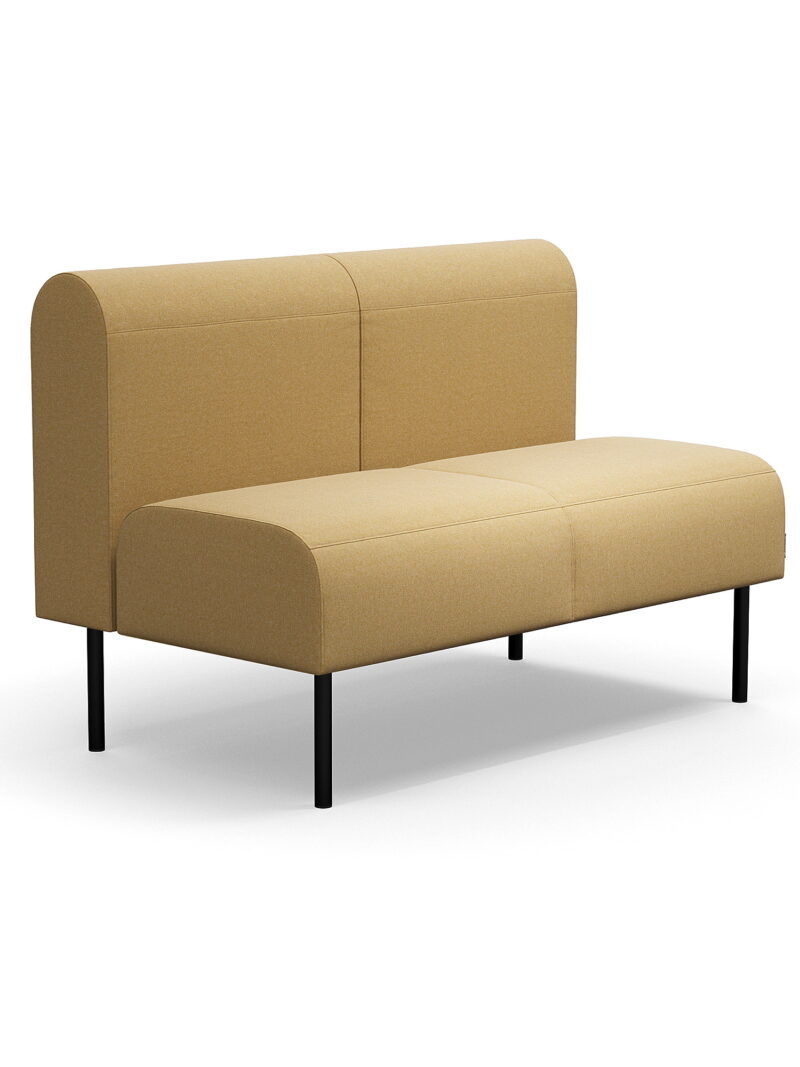 Sofa modułowa VARIETY, 2-osobowa, tkanina Pod CS, żółty