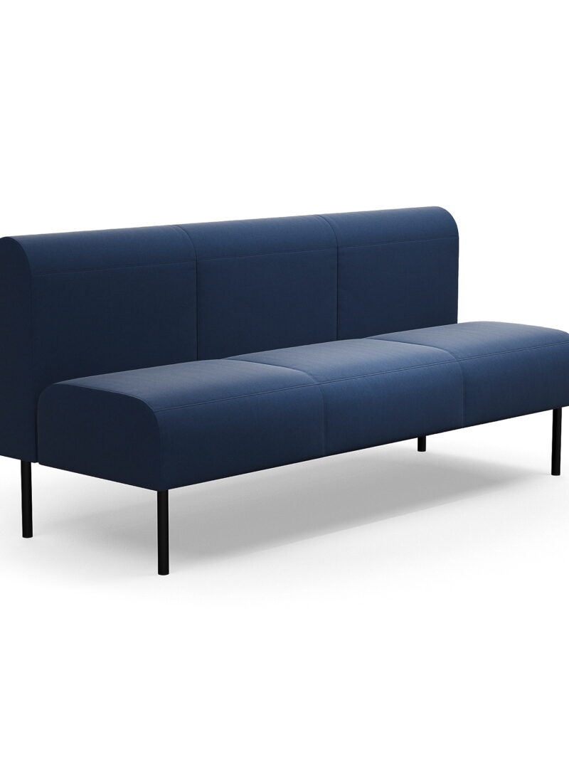 Sofa modułowa VARIETY, 3-osobowa, tkanina Pod CS, granatowy