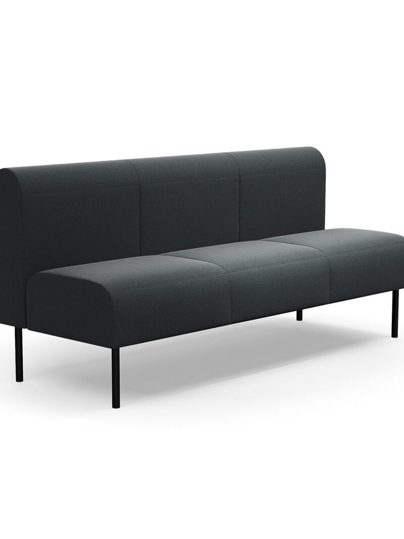 Sofa modułowa VARIETY, 3-osobowa, tkanina Pod CS, antracyt