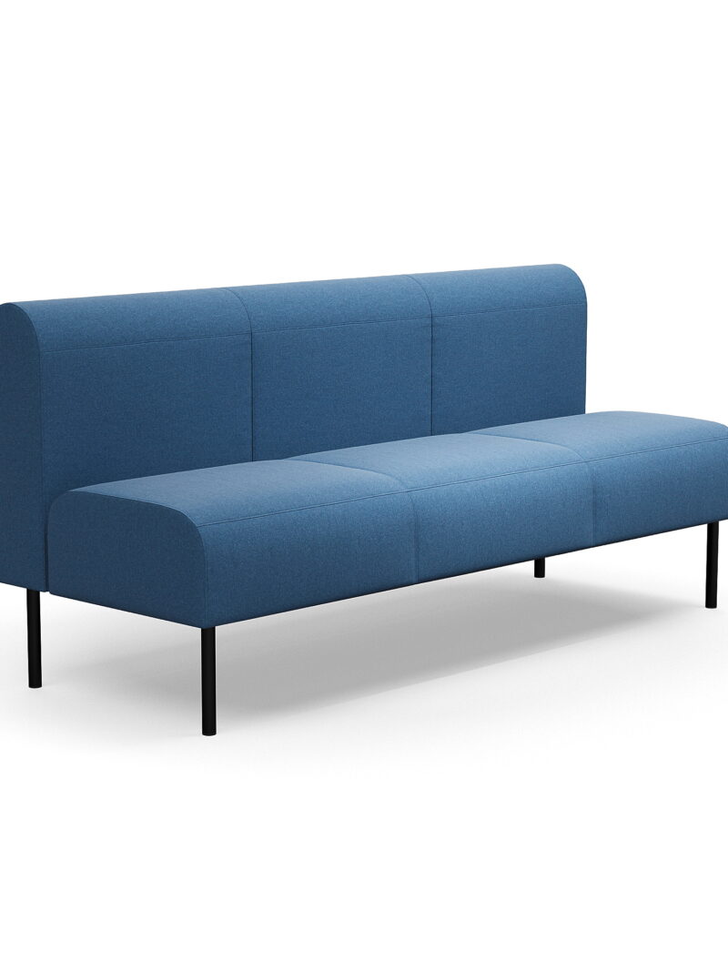 Sofa modułowa VARIETY, 3-osobowa, tkanina Pod CS, niebieski