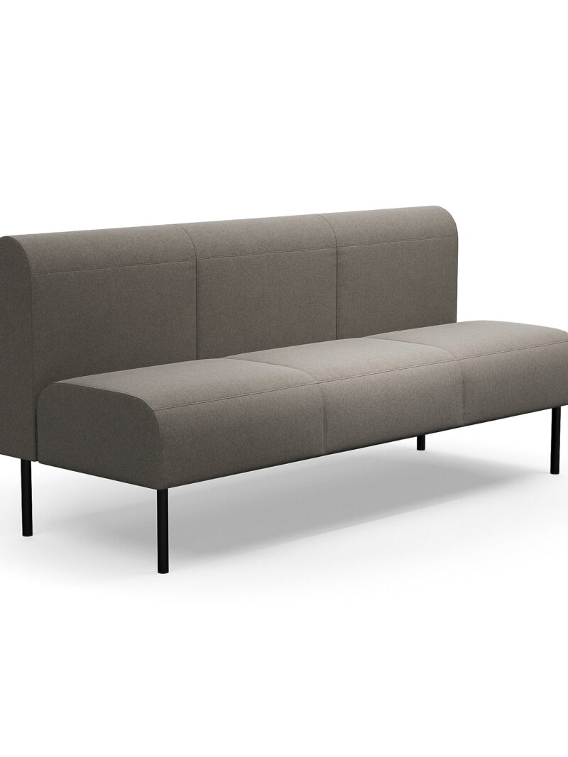 Sofa modułowa VARIETY, 3-osobowa, tkanina Pod CS, taupe