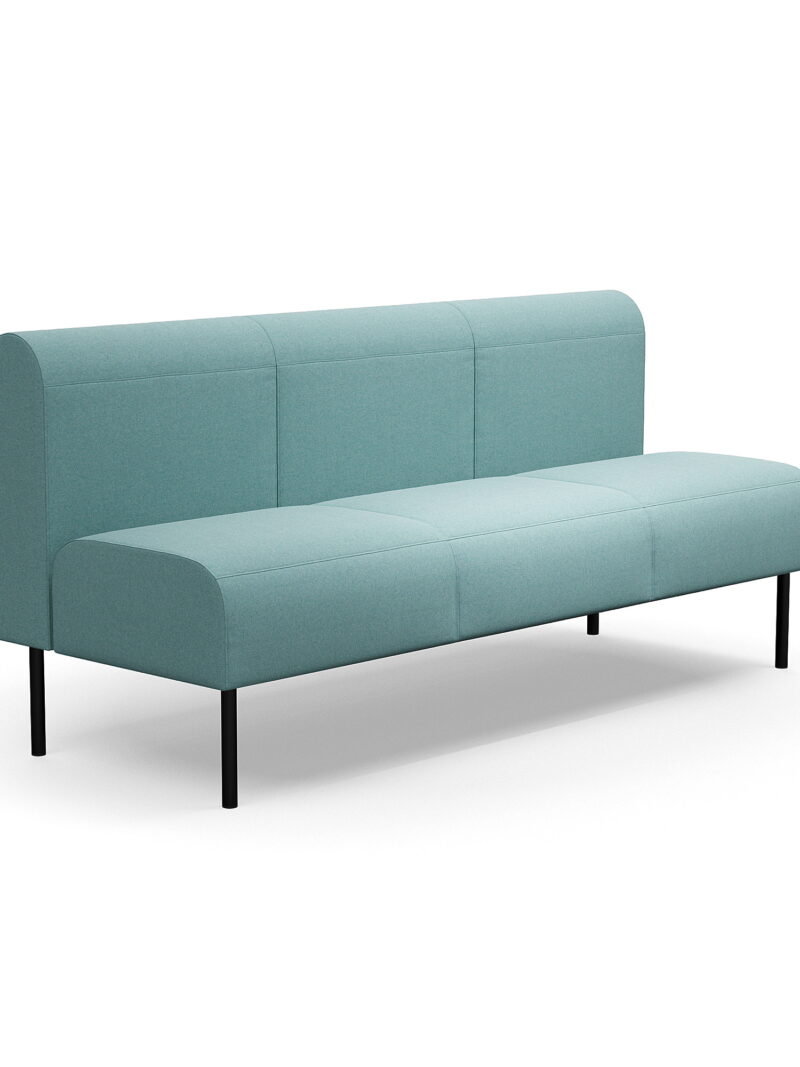 Sofa modułowa VARIETY, 3-osobowa, tkanina Pod CS, turkusowy