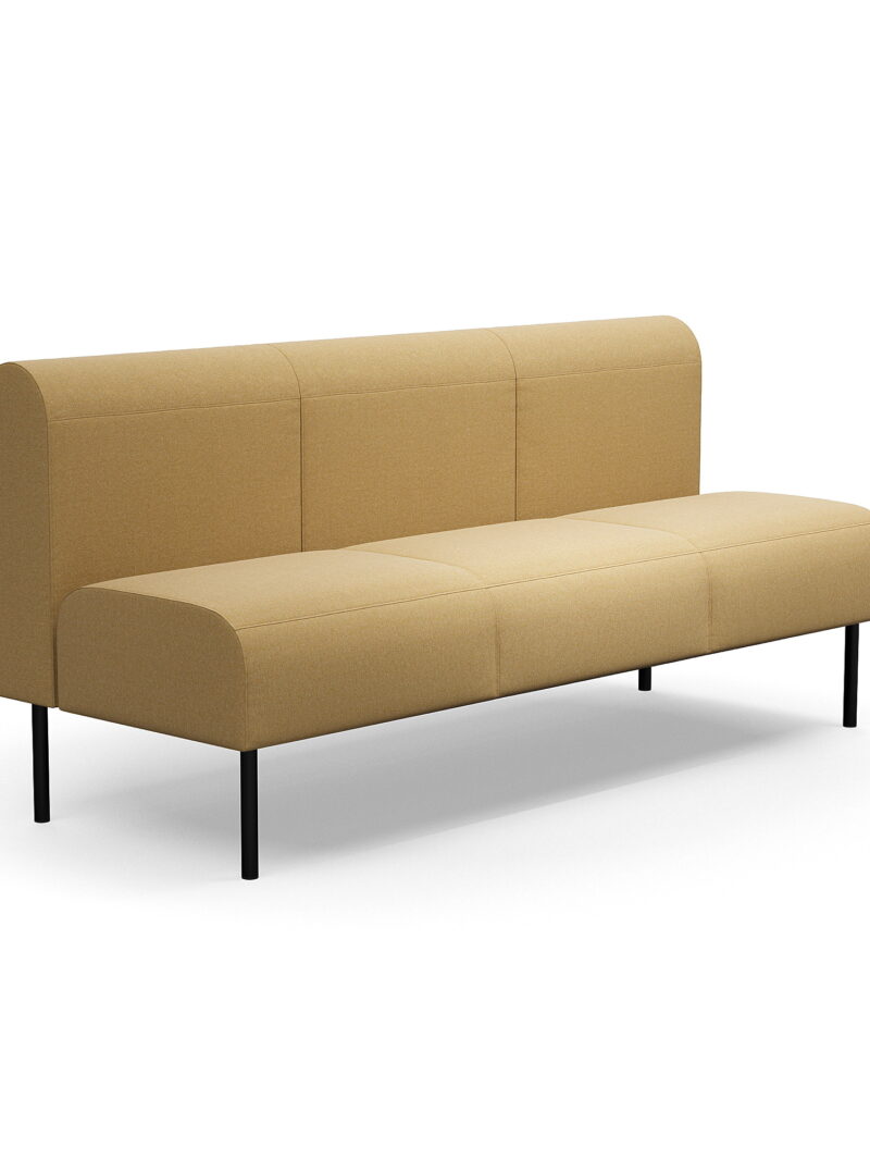 Sofa modułowa VARIETY, 3-osobowa, tkanina Pod CS, żółty