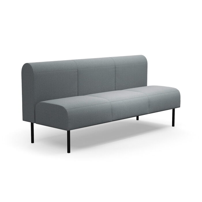 Sofa modułowa VARIETY, 3-osobowa, tkanina Pod CS, srebrnoszary