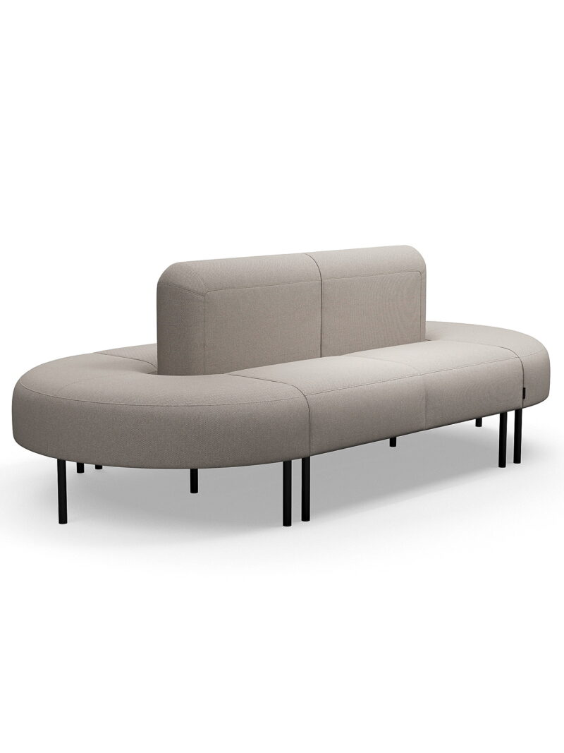 Sofa VARIETY, zamknięta, tkanina Blues CSII, taupe