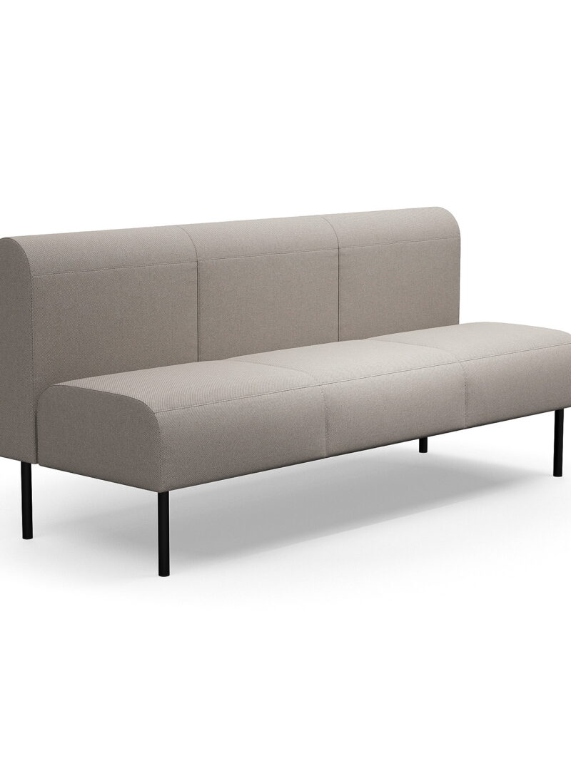 Sofa modułowa VARIETY, 3-osobowa, tkanina Blues CSII, taupe