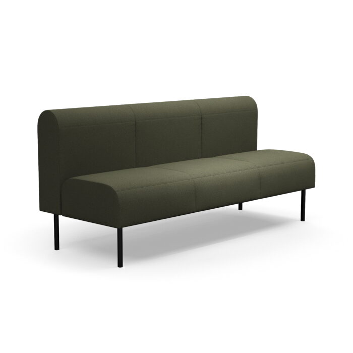 Sofa modułowa VARIETY, 3-osobowa, tkanina Blues CSII, oliwkowy