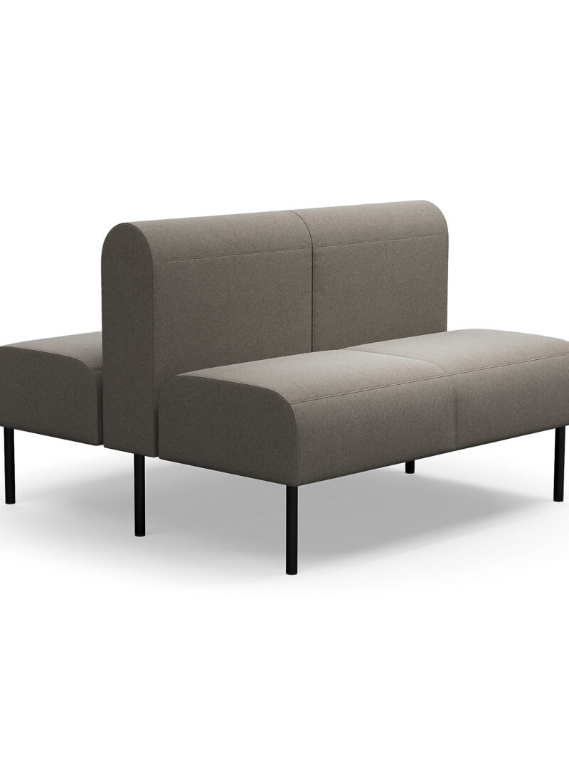 Sofa modułowa VARIETY, 2-osobowa, podwójna, tkanina Pod CS, taupe