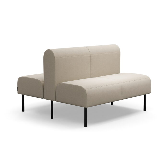 Sofa modułowa VARIETY, 2-osobowa, podwójna, tkanina Pod CS, piaskowy