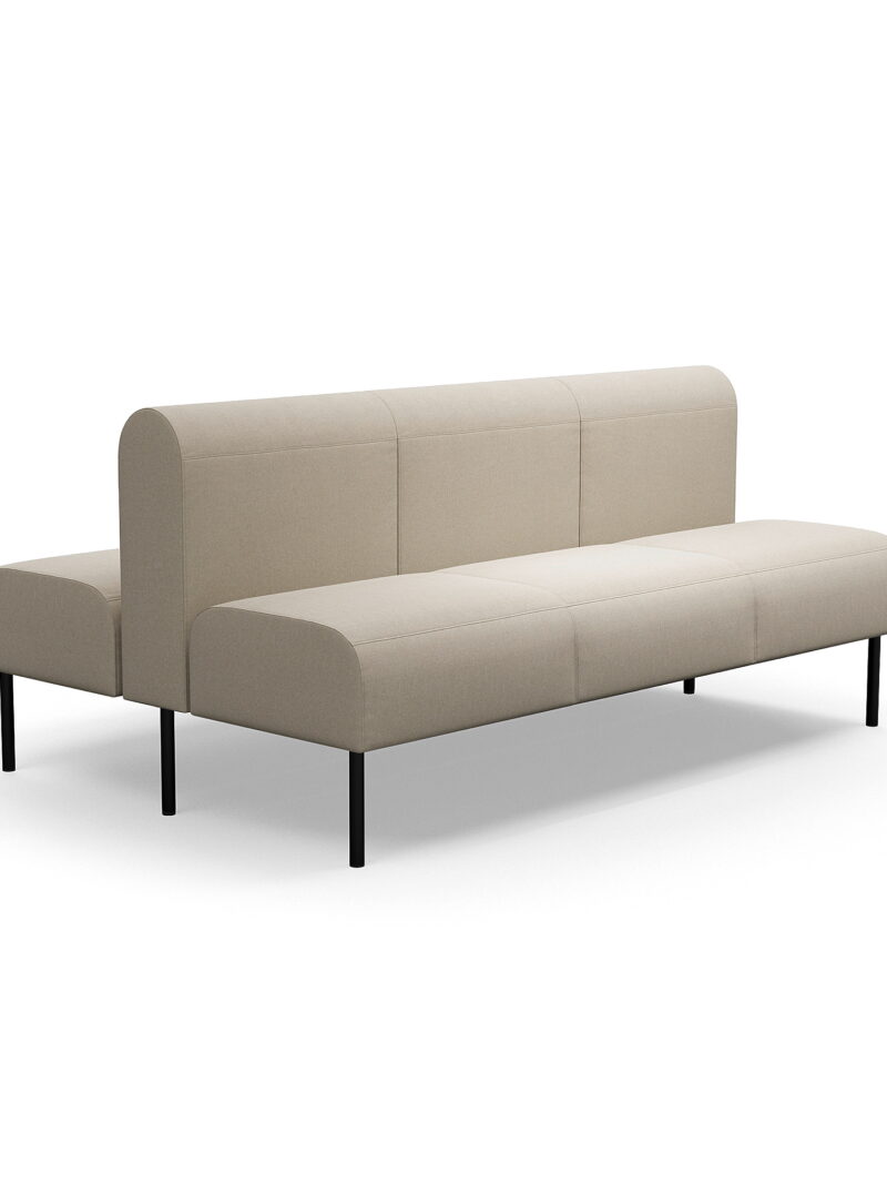 Sofa modułowa VARIETY, 3-osobowa, podwójna, tkanina Pod CS, piaskowy