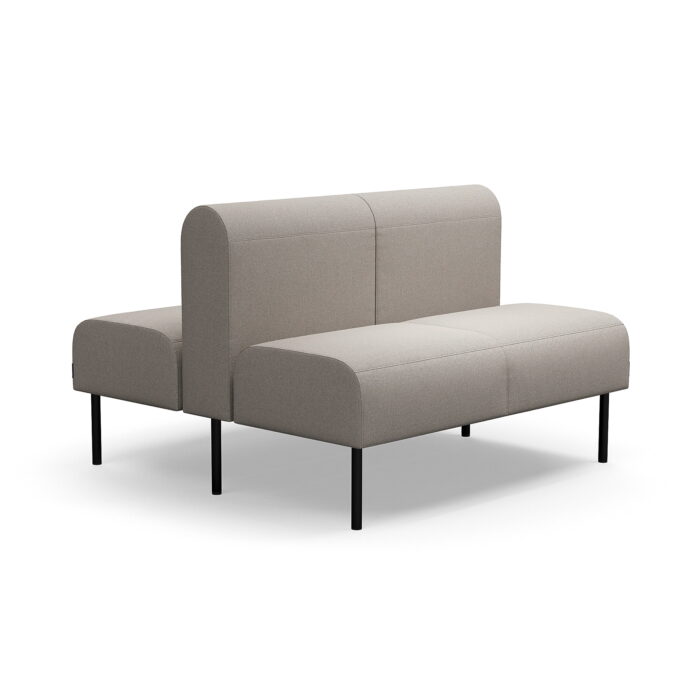 Sofa modułowa VARIETY, 2-osobowa, podwójna, tkanina Blues CSII, taupe