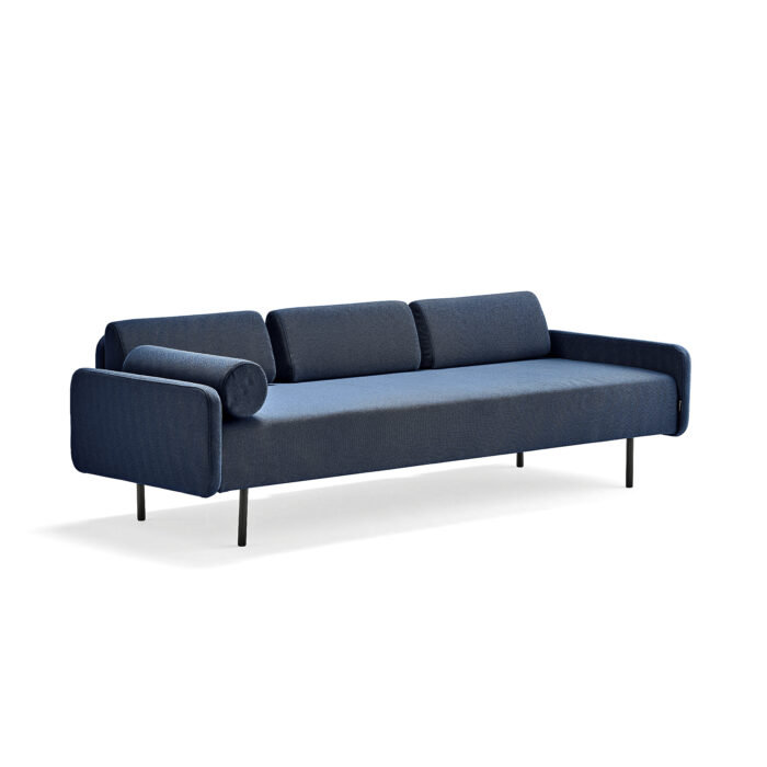 Sofa TRENDY, 3-osobowa, tkanina, morski