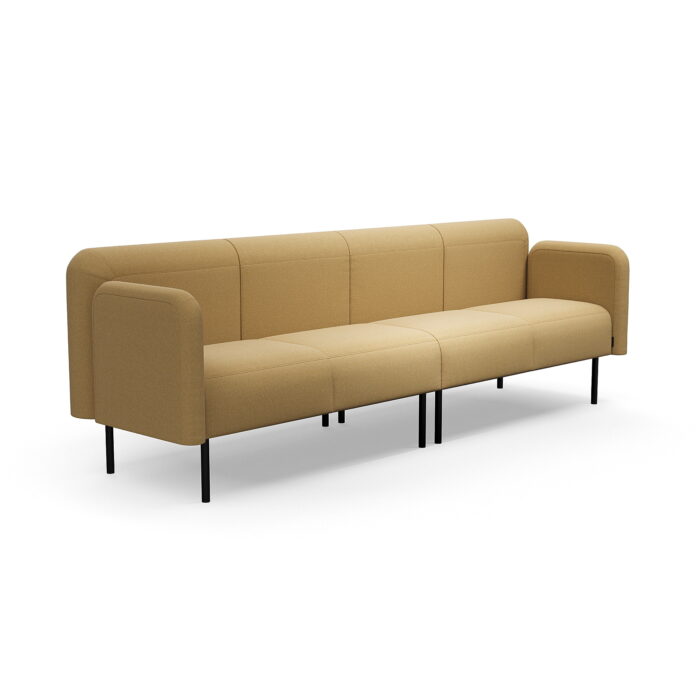 Sofa VARIETY, 4-osobowa, tkanina Pod CS, żółty