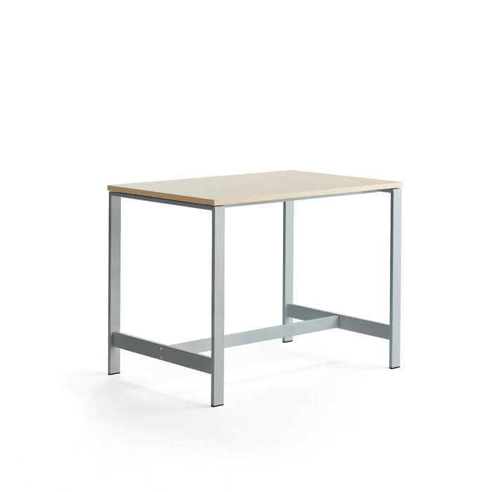 Stół VARIOUS, 1200x800x900 mm, srebrny, brzoza