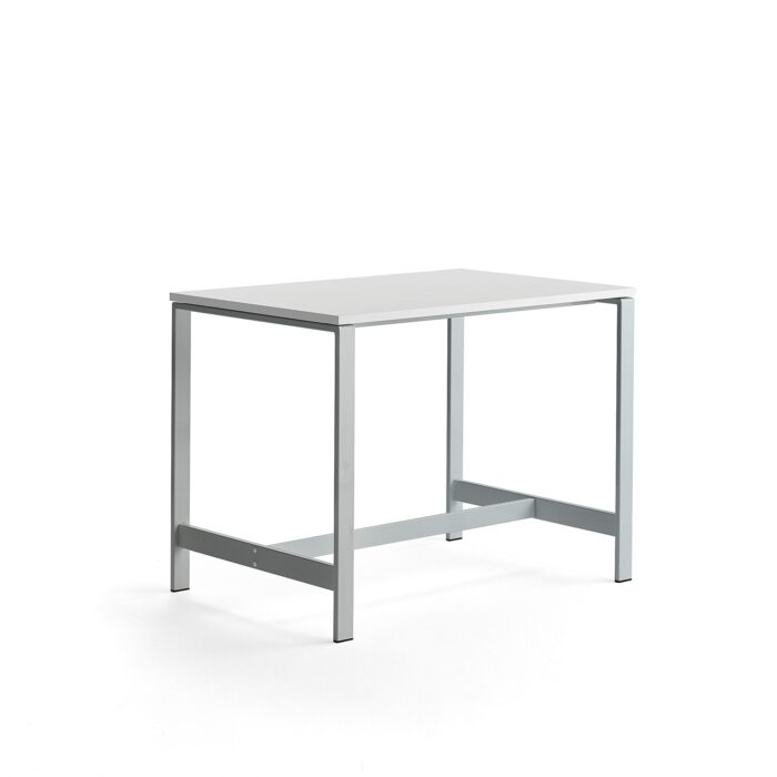 Stół VARIOUS, 1200x800x900 mm, srebrny, biały