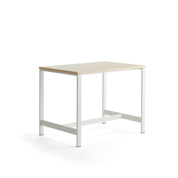 Stół VARIOUS, 1200x800x900 mm, biały, brzoza