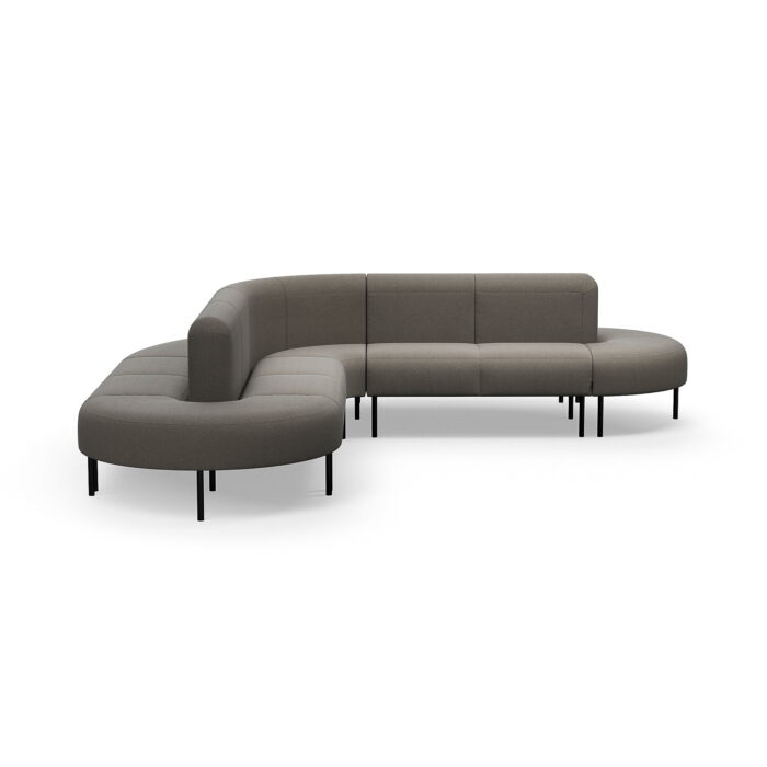 Sofa VARIETY, kształt L, tkanina Pod CS, taupe