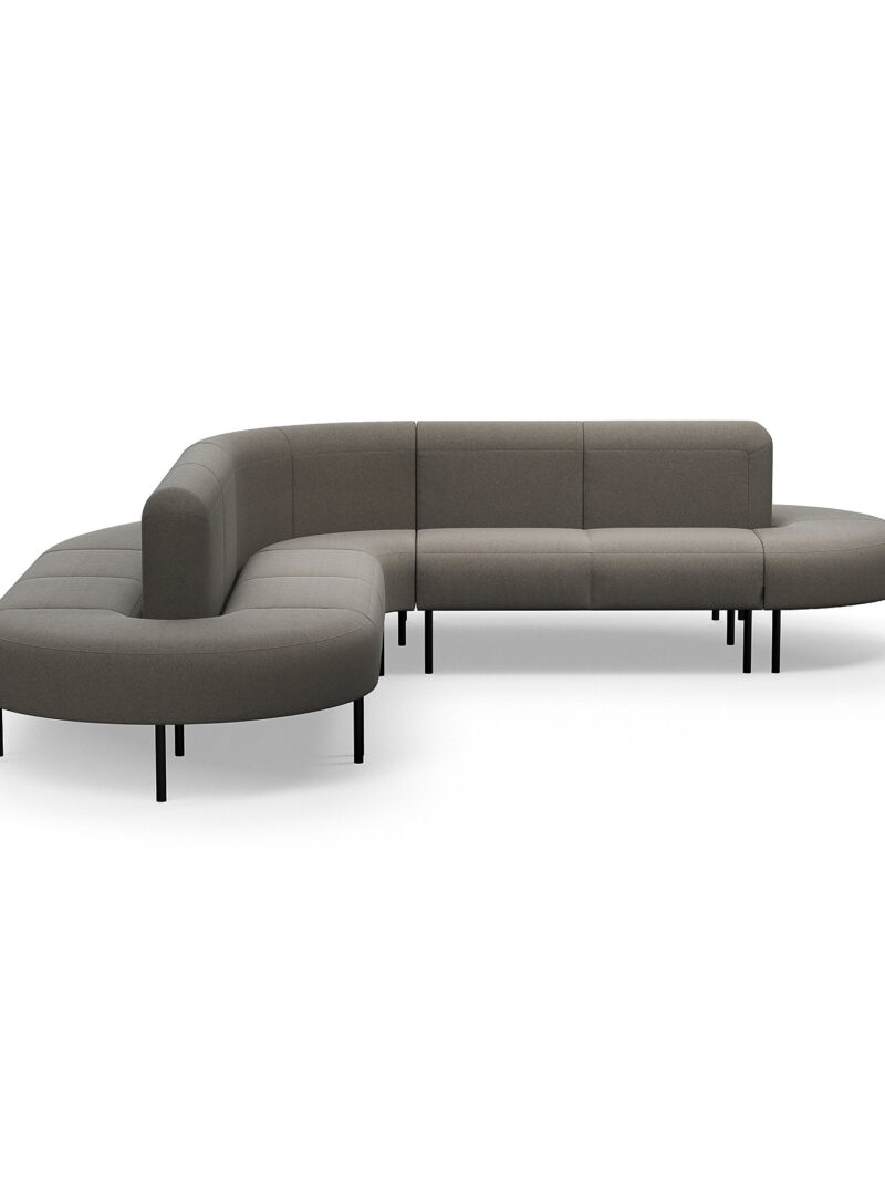 Sofa VARIETY, kształt L, tkanina Pod CS, taupe