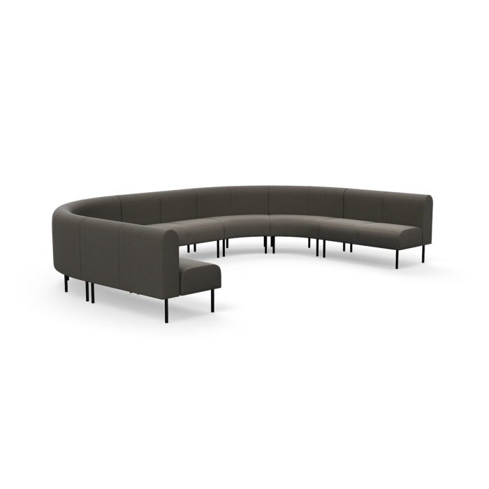 Sofa VARIETY, kształt U, tkanina Pod CS, taupe