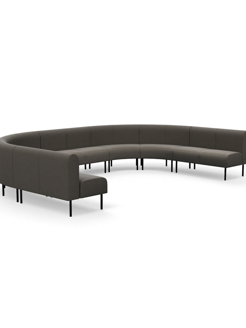 Sofa VARIETY, kształt U, tkanina Pod CS, taupe