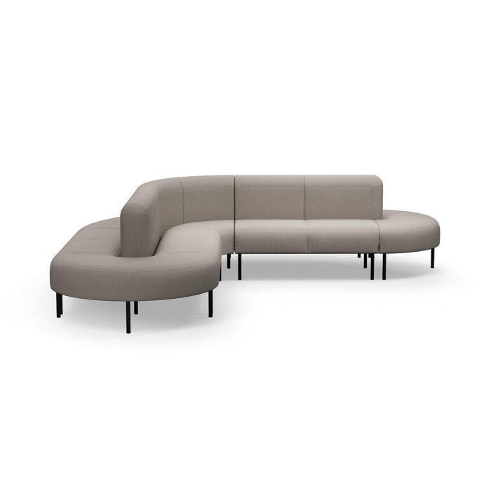 Sofa VARIETY, kształt L, tkanina Blues CSII, taupe