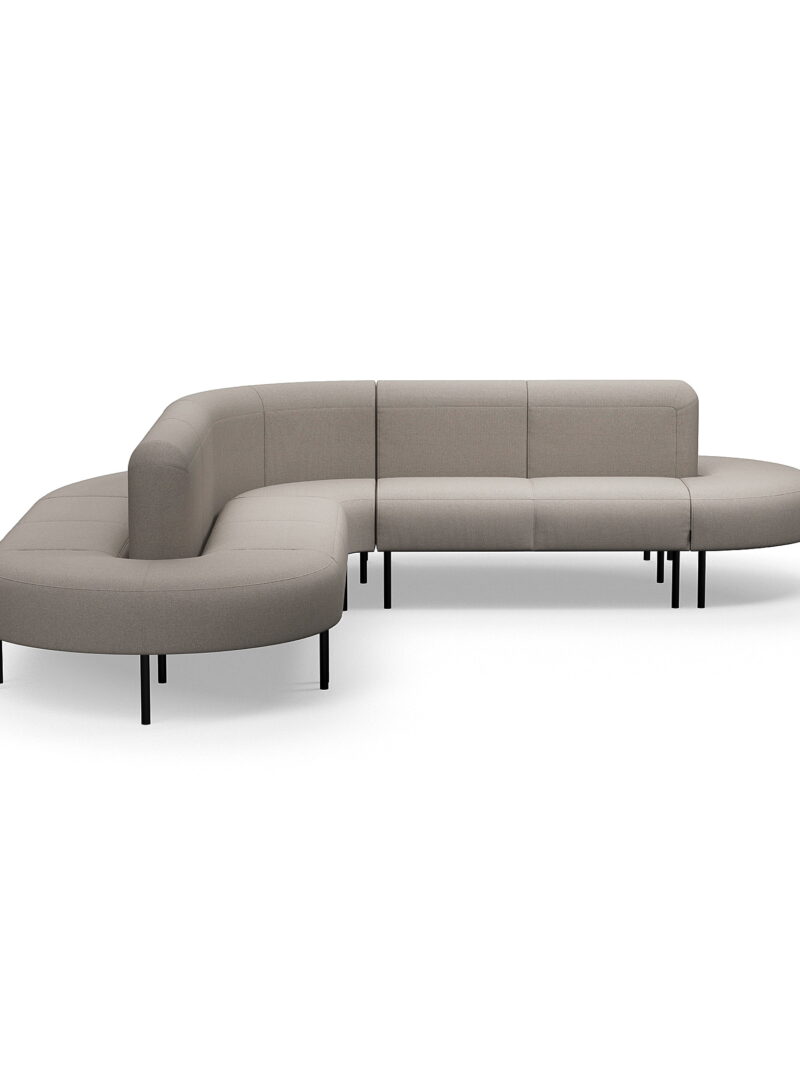 Sofa VARIETY, kształt L, tkanina Blues CSII, taupe