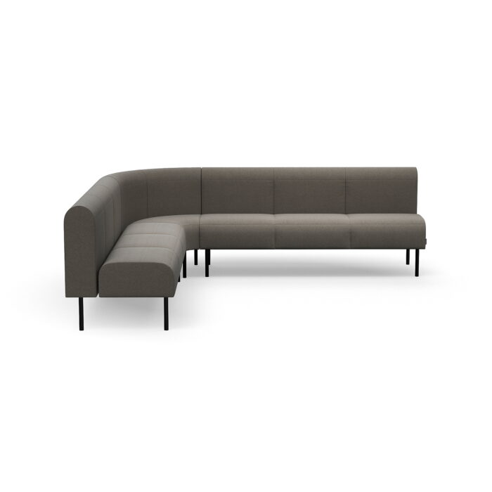 Sofa VARIETY, narożna do wewnątrz 90°, tkanina Pod CS, taupe