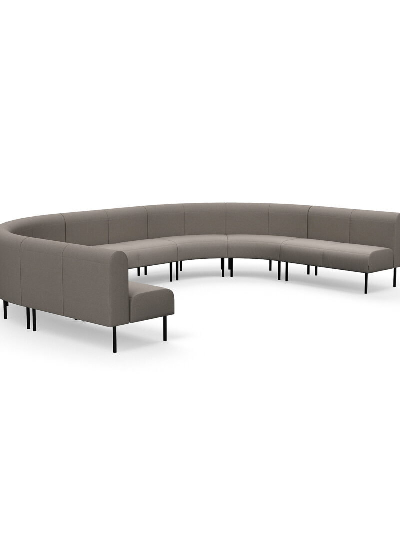 Sofa VARIETY, kształt U, tkanina Blues CSII, taupe