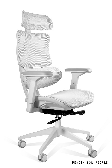 FOTEL OBROTOWY ERGOTECH WHITE FRAME UNIQUE