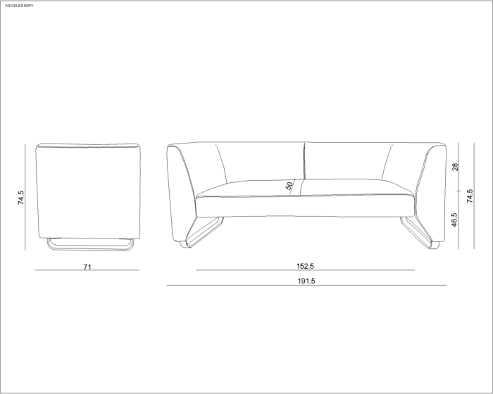 SOFA ANGELES UNIQUE - obrazek 2