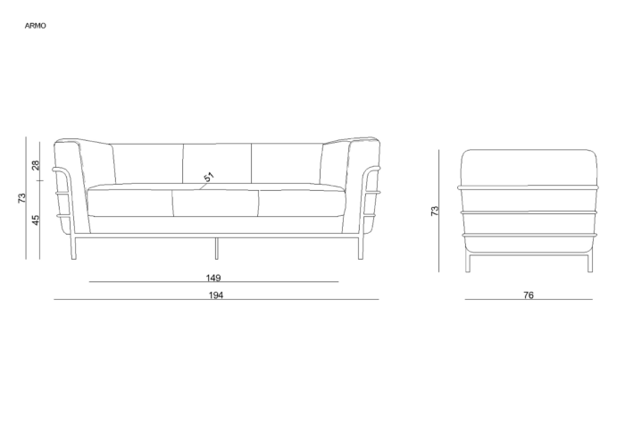 SOFA ARMO UNIQUE - obrazek 2