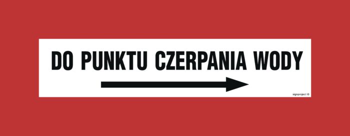 BC119 Do punktu czerpania wody w prawo