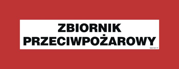 BC121 Zbiornik przeciwpożarowy