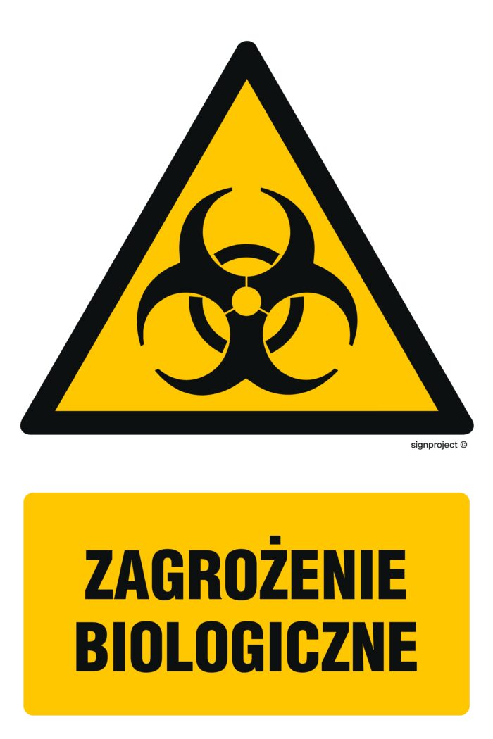 GF037 Zagrożenie biologiczne - opakowanie 10 sztuk