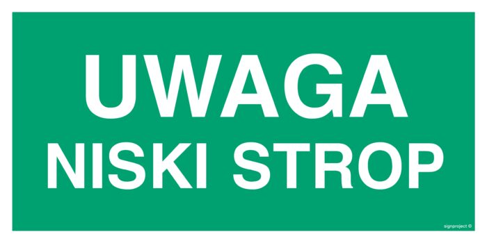 AC022 Uwaga niski strop