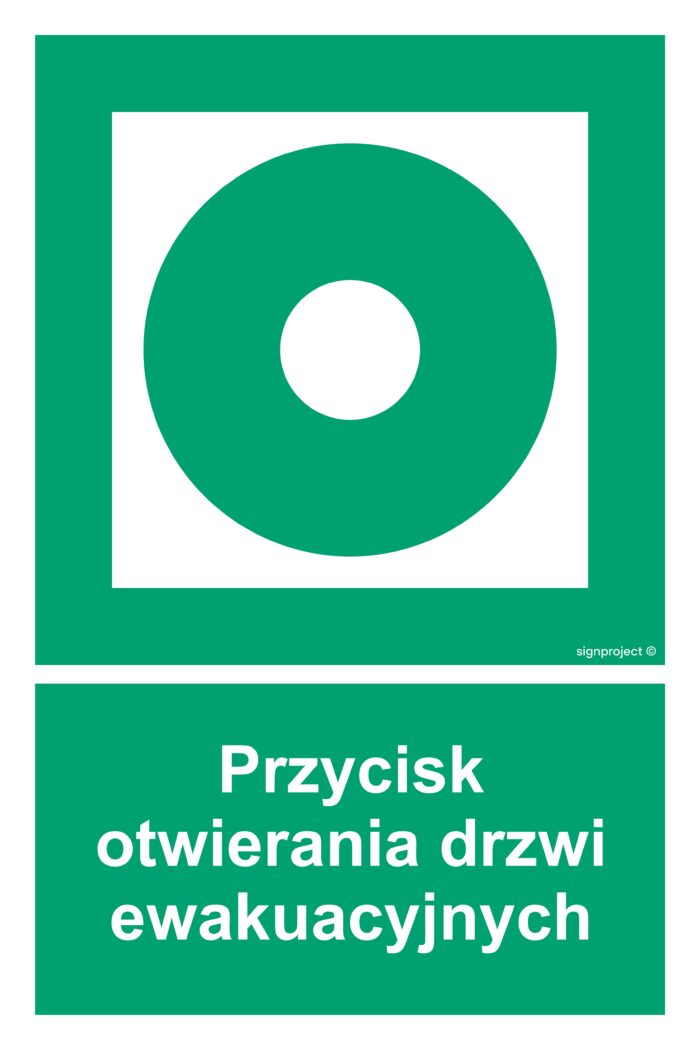 AC073 Przycisk otwierania drzwi ewakuacyjnych