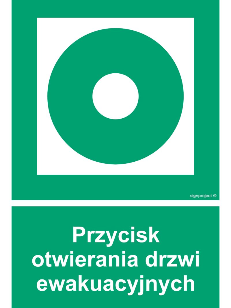 AC073 Przycisk otwierania drzwi ewakuacyjnych