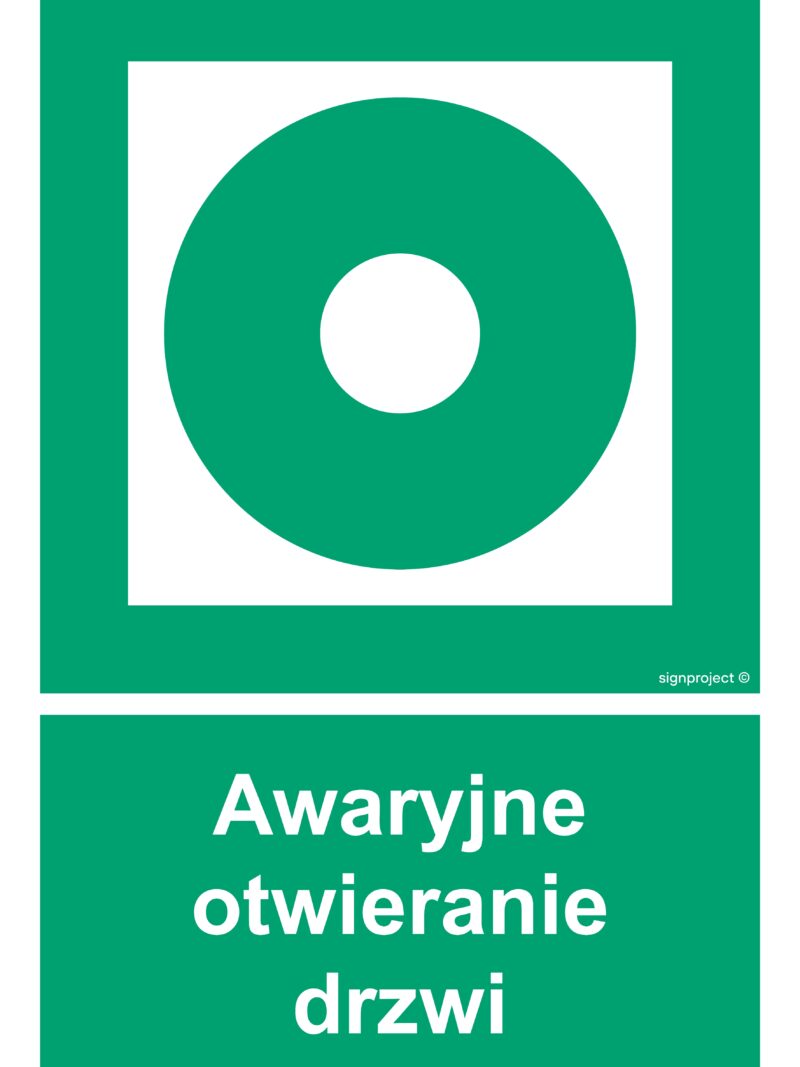 AC084 Awaryjne otwieranie drzwi