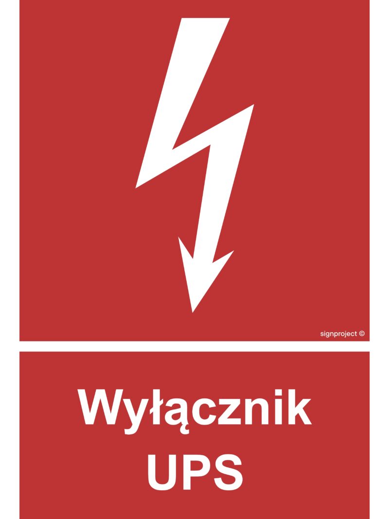 BC048 Wyłącznik UPS