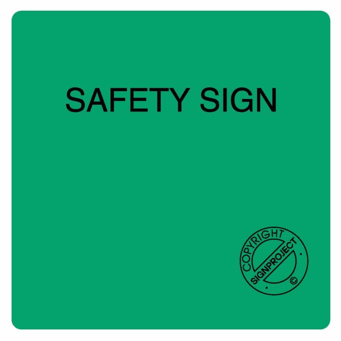 AC502 Safety sign