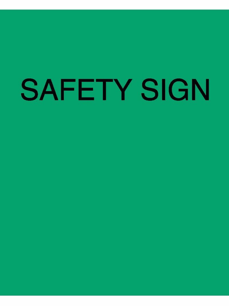 AC504 Safety sign