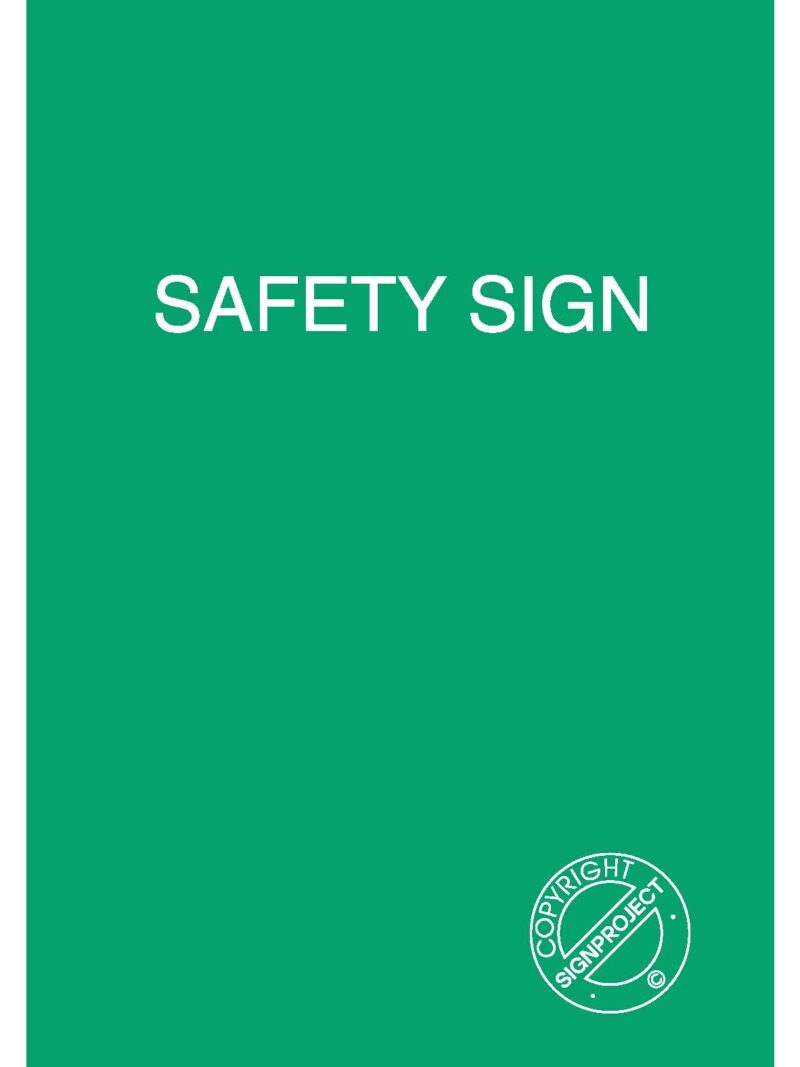 AC506 Safety sign