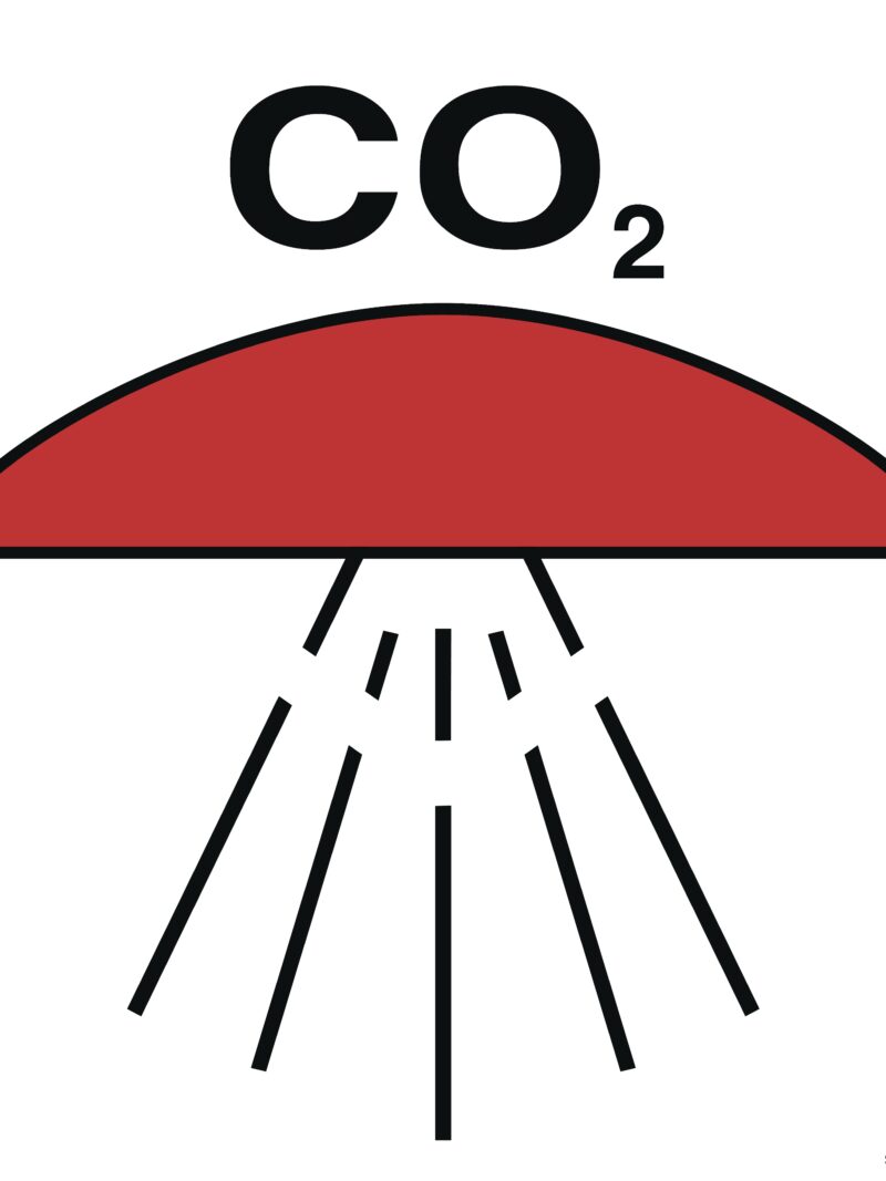 FA007 Space protected by CO 2