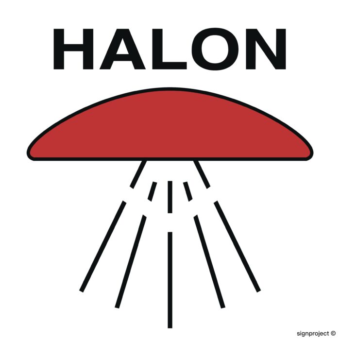 FA011 Space protected by halon 1301