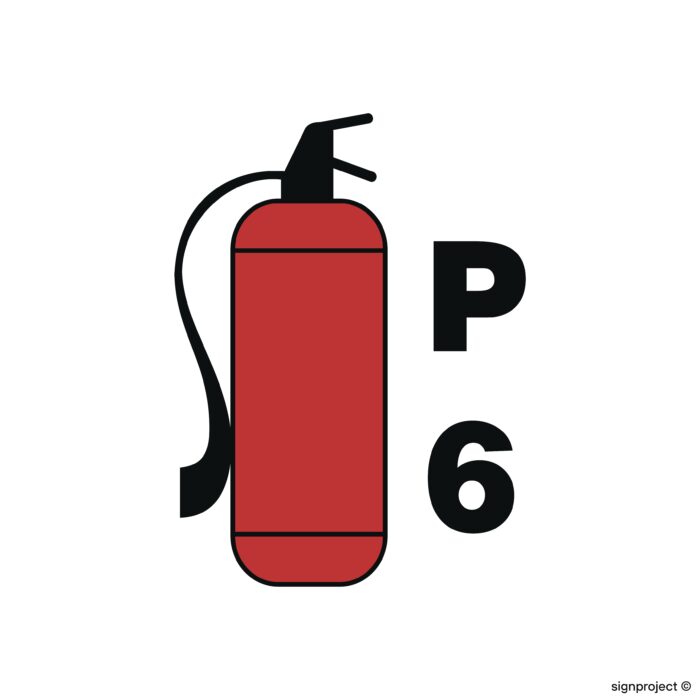 FA079 6kg Powder fire extinguisher