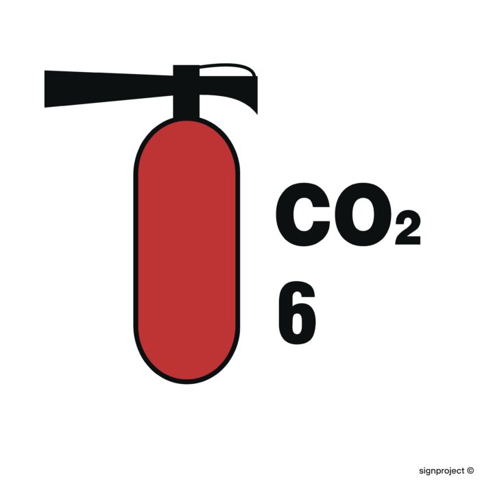 FA087 6kg CO 2 fire extinguisher