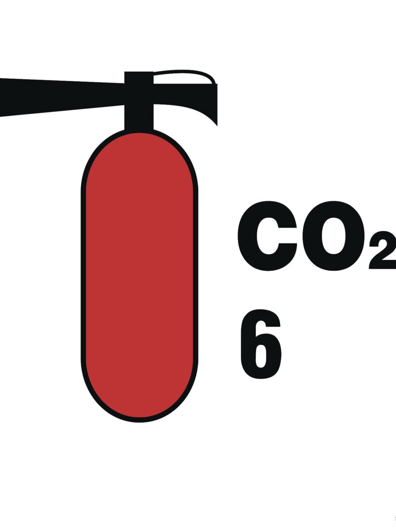 FA087 6kg CO 2 fire extinguisher